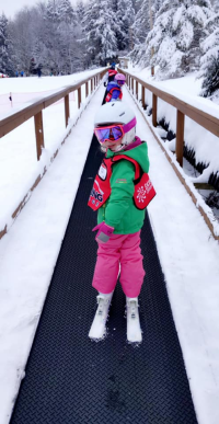 Child on magic carpet